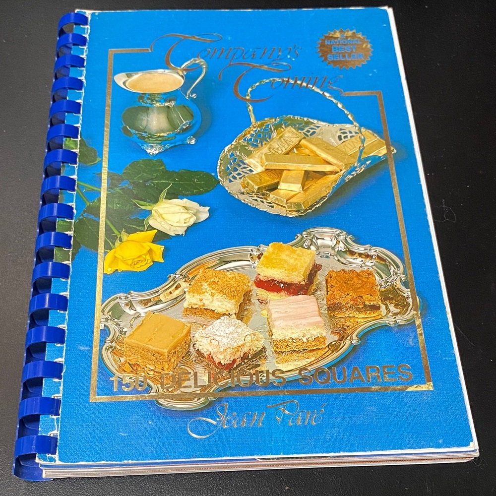 Jean Pare Company’s Company 150 Delicious Squares Vintage cookbook
